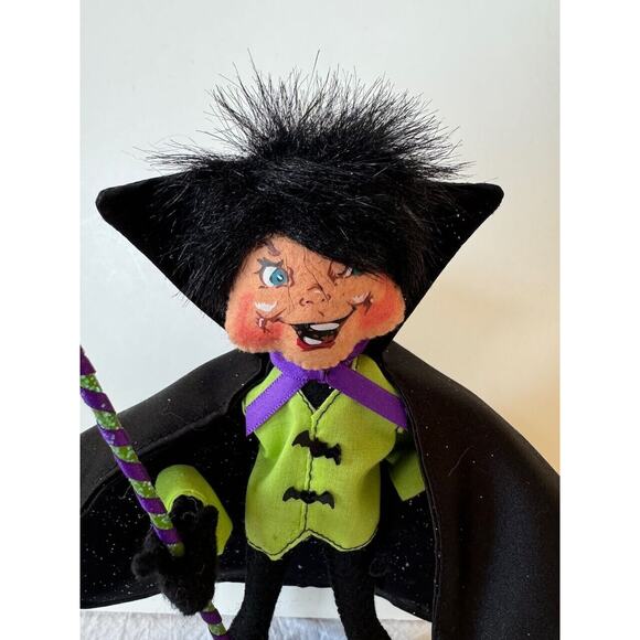 2009 Annalee Halloween Dracula Vampire Doll 8" Tall Halloween Decoration - Picture 2 of 9